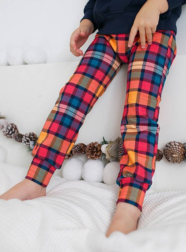 Kids tartan outlet leggings